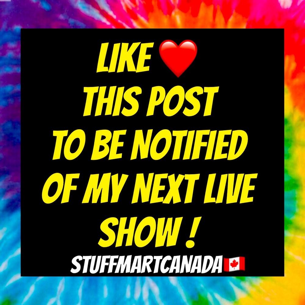 ⭐️STUFFMART⭐️LIKE ❤️ THIS POST FOR LIVE SHOW NOTIFICATION